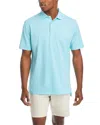 Peter Millar Crown Sport Drum Performance Jersey Polo In Cabana Blue