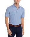 Peter Millar Crown Sport Drum Performance Jersey Polo In Infinity