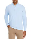 Peter Millar Crown Sport Perth Loop Quarter Zip Performance Pullover In Blue