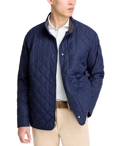 Peter Millar Crown Suffolk Quilted Jacket In Navy