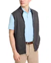 Peter Millar Men's Crown Fleece Sweater Vest In Iron