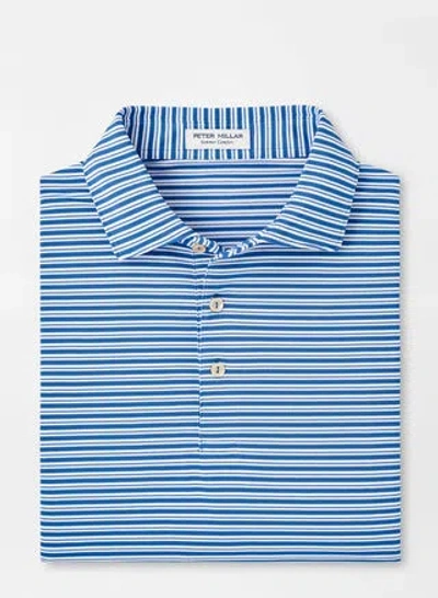 Peter Millar Dellroy Performance Mesh Polo In Sailor Blue