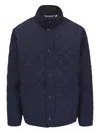 Peter Millar Suffolk Quilted Recycled-shell Coat In Blue
