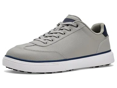 Peter Millar Drift Leather Hybrid Course Shoe In Gray