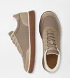 Peter Millar Drift Mesh Sneaker In Brown