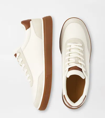 Peter Millar Drift Mesh Sneaker In White