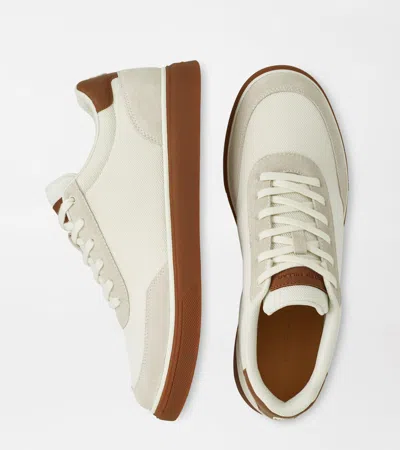 Peter Millar Drift Mesh Sneaker In White