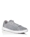 Peter Millar Drift V2 Lace Up Sneakers In Gale Grey
