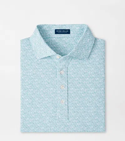 Peter Millar Due North Performance Jersey Polo In White