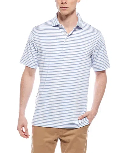 Peter Millar Dunnes Performance Jersey Polo In White