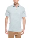 Peter Millar Dunnes Performance Jersey Polo In White