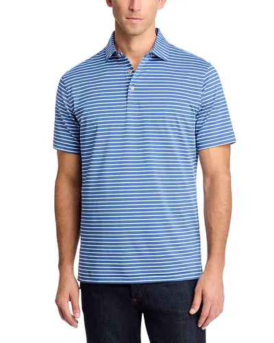 Peter Millar Dunnes Performance Polo Shirt In Blue