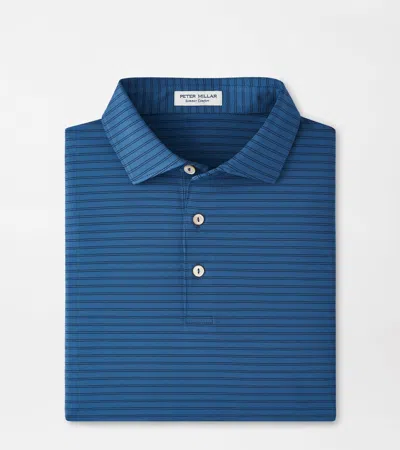 Peter Millar Eden Performance Jersey Polo In Blue