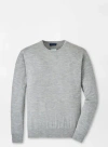 Peter Millar Excursionist Flex Crew In Gale Grey