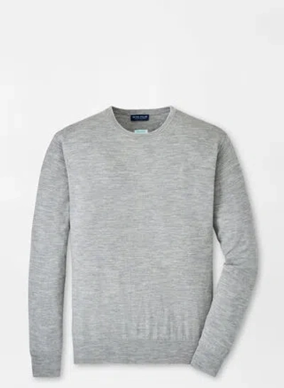 Peter Millar Excursionist Flex Crew In Gale Grey
