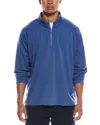 Peter Millar Excursionist Flex Performance Wool-blend 1/2-zip Pullover In Blue