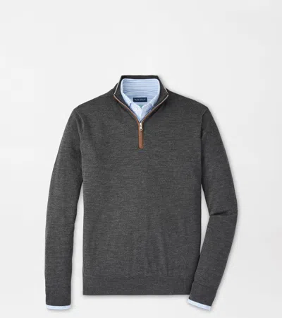 Excursionist Flex Quarter-zip Jumper In Gray from Peter Millar