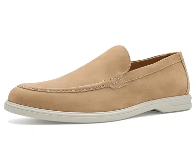 Peter Millar Excursionist Nubuck Venetian Loafer In Sand