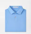 Peter Millar Featherweight Mélange Performance Polo Bluebird