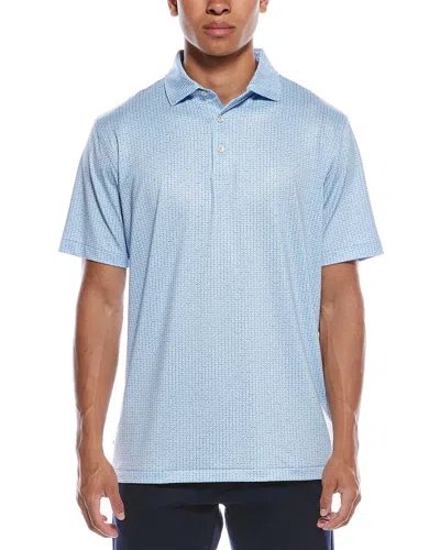 Peter Millar First In Flight Performance Jersey Polo Shirt In Blue