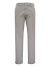 Peter Millar Flat-front Trousers In Gray