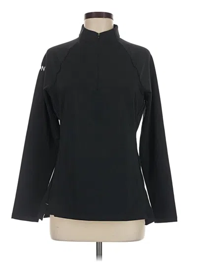 Pre-owned Peter Millar Fleece Jacket In Black