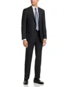 Peter Millar Flynn Solid Classic Wool Regular Fit Suit In Black