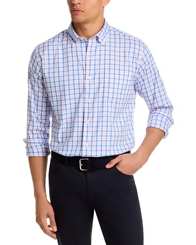 Peter Millar Gardner Crown Lite Cotton Stretch Sport Shirt In Blue