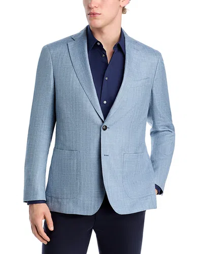 Peter Millar Gavin Herringbone Soft Jacket In Angelite