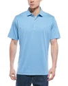 Peter Millar Grace Performance Mesh Polo Shirt In Blue