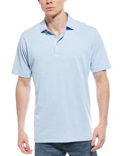Peter Millar Ballad Performance Jersey Polo In Blue Spruce