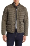 PETER MILLAR GREENWICH GARMENT DYED QUILTED BOMBER JACKET
