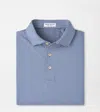 Peter Millar Hales Performance Jersey Polo In Blue