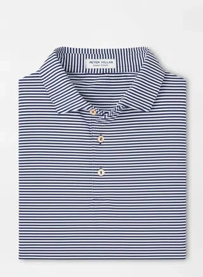Peter Millar Hales Performance Jersey Polo In Navy
