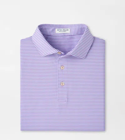 Peter Millar Hales Performance Jersey Polo In Purple