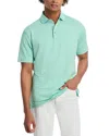 Peter Millar Hales Performance Jersey Polo Shirt In Pear Tart