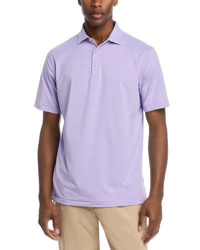 Peter Millar Hales Performance Polo Shirt In Purple