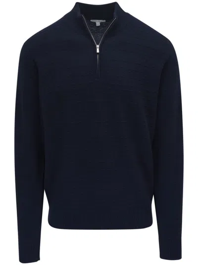 Peter Millar Half-zip Jumper In Ivory