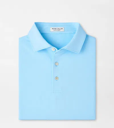 Peter Millar Holden Performance Jersey Polo In Blue