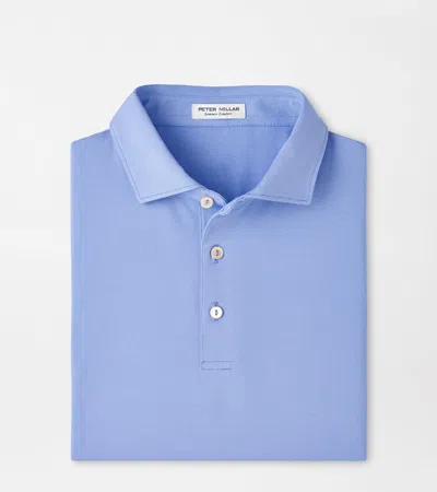 Peter Millar Holden Performance Jersey Polo In Blue