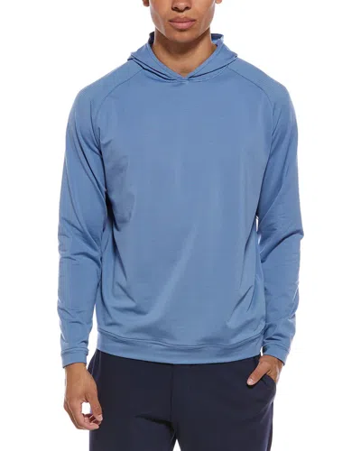 Peter Millar Hooded T-shirt In Blue