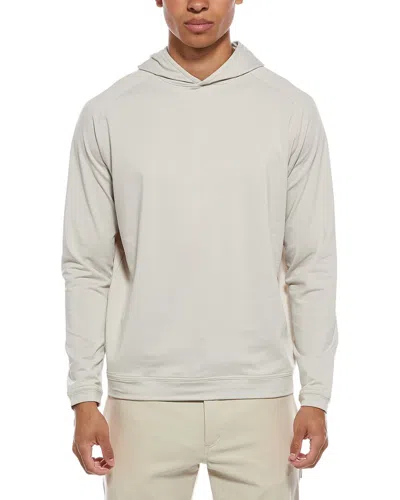 Peter Millar Hooded T-shirt In Brown