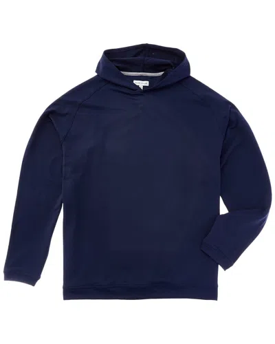 Peter Millar Pine Performance Hoodie In Navy