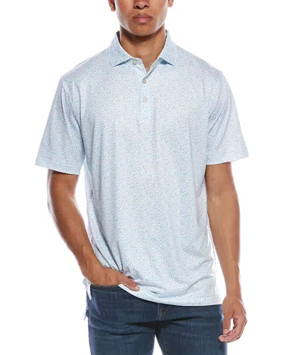 Peter Millar Island Jammin' Performance Jersey Polo Shirt In Blue