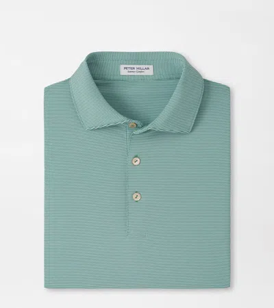 Peter Millar Jubilee Performance Jersey Polo In Green