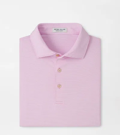 Peter Millar Jubilee Performance Jersey Polo In Pink