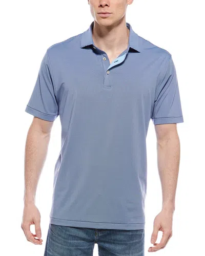 Peter Millar Jubilee Performance Jersey Polo Shirt In Blue