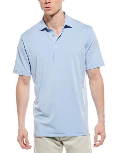 Peter Millar Jubilee Performance Jersey Polo Shirt In Blue