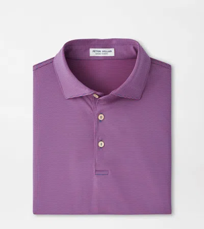 Peter Millar Jubilee Stripe Performance Polo In Blue