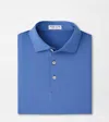Peter Millar Jubilee Stripe Performance Polo In Blue
